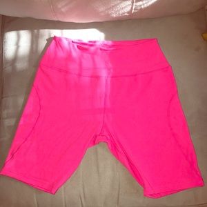 Hot Pink MyProtein Biker Short - Size Medium